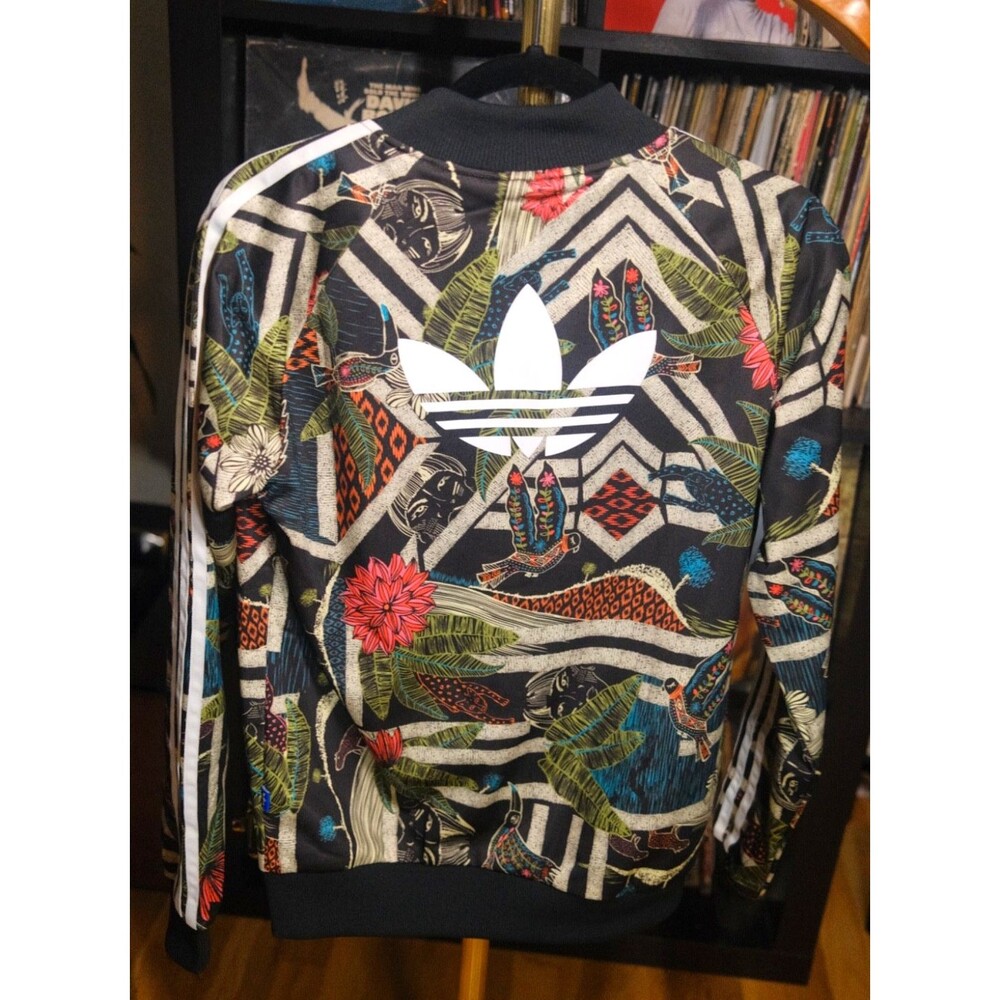 Rare SMS Adidas Farm Rio Xilofloresta Track Jacket Official Factory Women Small - Picture 2 of 5